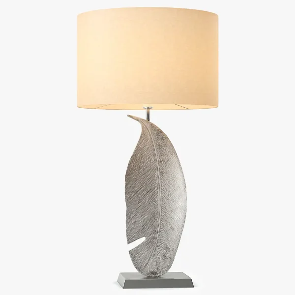 3DSky - Heathfield Co Leaf Nickel Large Table Lamp