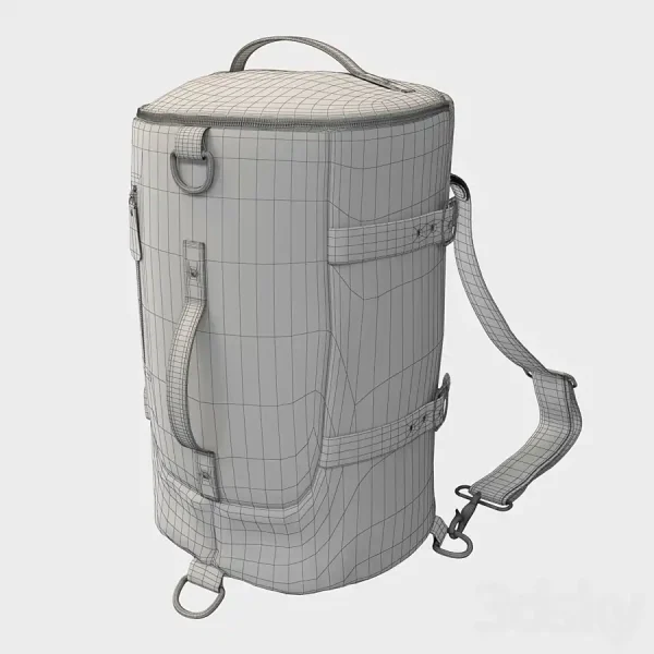 3DSky - Vintage Leather Travel Backpack - Image 3