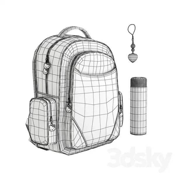 3DSky - Backpack Hello Kitty - Image 2