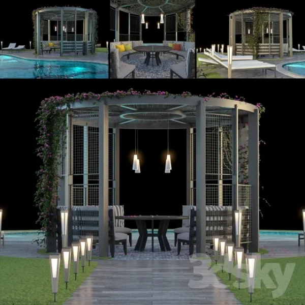 3DSky - Gazebo and Swimming Pool 6 - Image 2