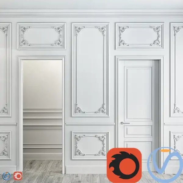 3DSky - Stucco Molding for Walls 1