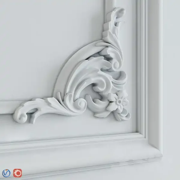 3DSky - Stucco Molding for Walls 1 - Image 3