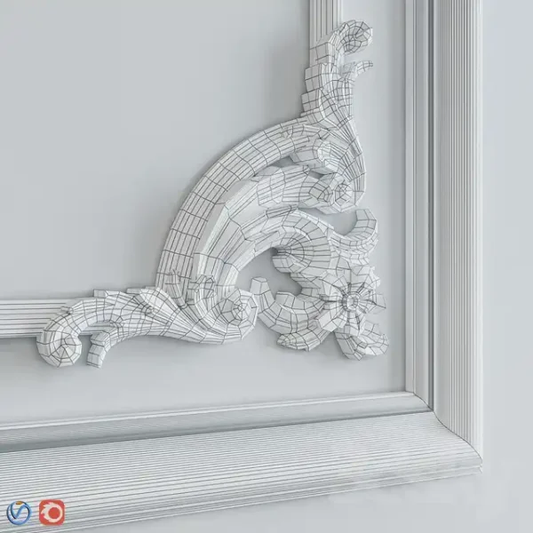 3DSky - Stucco Molding for Walls 1 - Image 2
