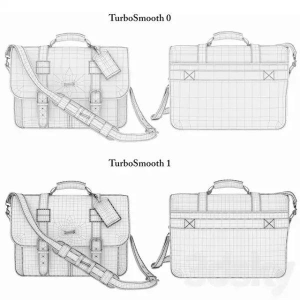3DSky - Leather Man s Bag from Wright Brothers - Image 3