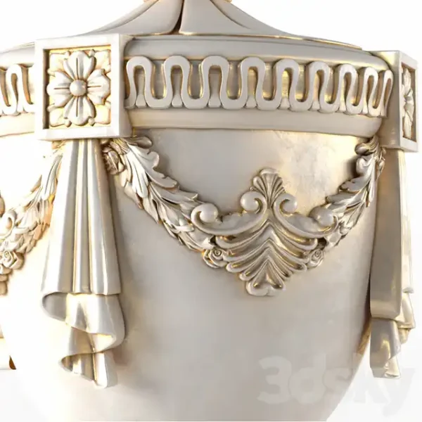 3DSky - Classic Vase For Decorating The Facade - Image 2