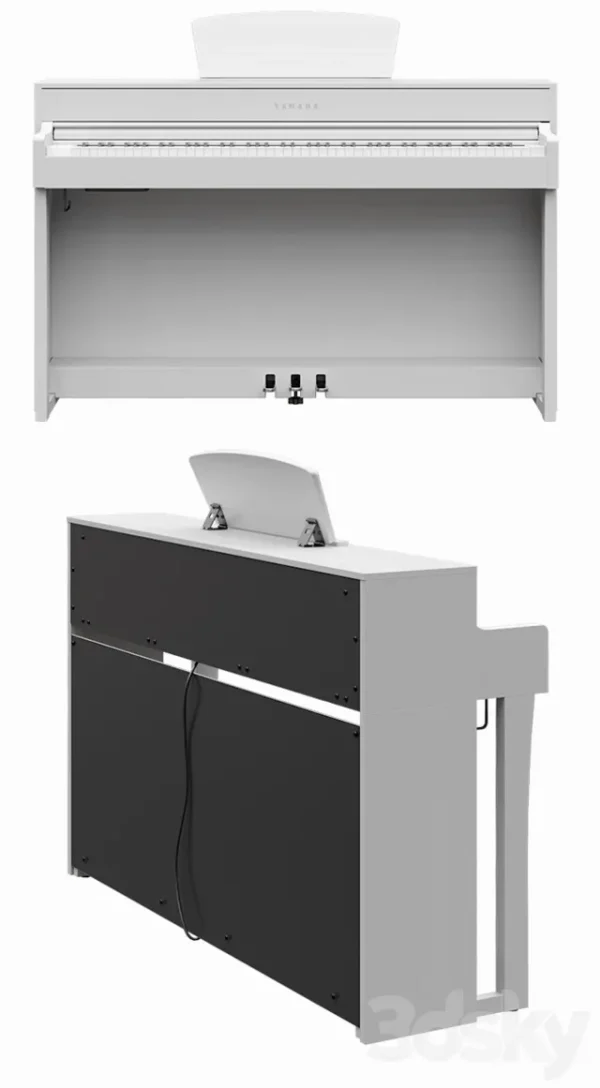 3DSky - Yamaha CLP 635 WH - Image 2