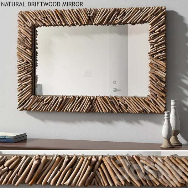 3DSky - Pottery Barn NATURAL DRIFTWOOD MIRROR