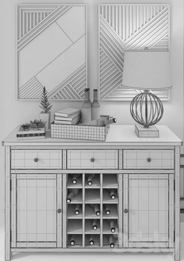 3DSky - Wine Chest of Drawers - Image 3