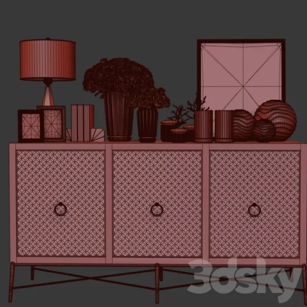 3DSky - Neiman Marcus Sideboard Set 001 - Image 2