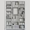 3DSky - Cabinet With A Collection of White Cosmetics 3 - Image 2