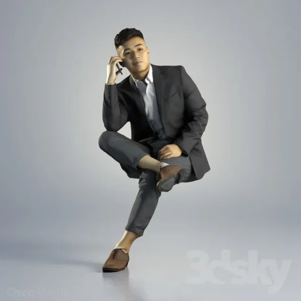 3DSky - Man Kevin Business Sitting 002