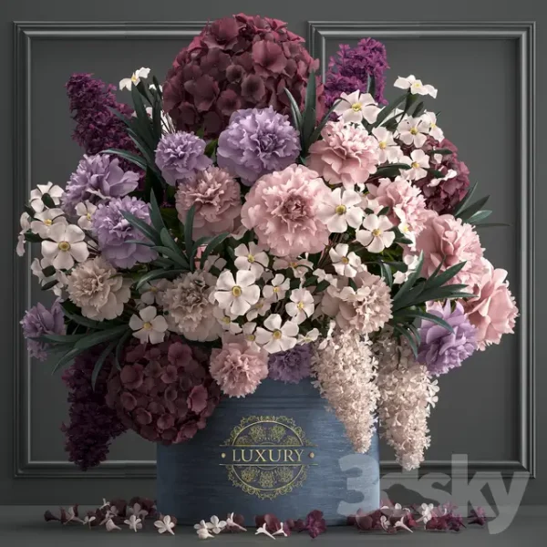 3DSky - A Bouquet of Flowers in a Gift Box 87