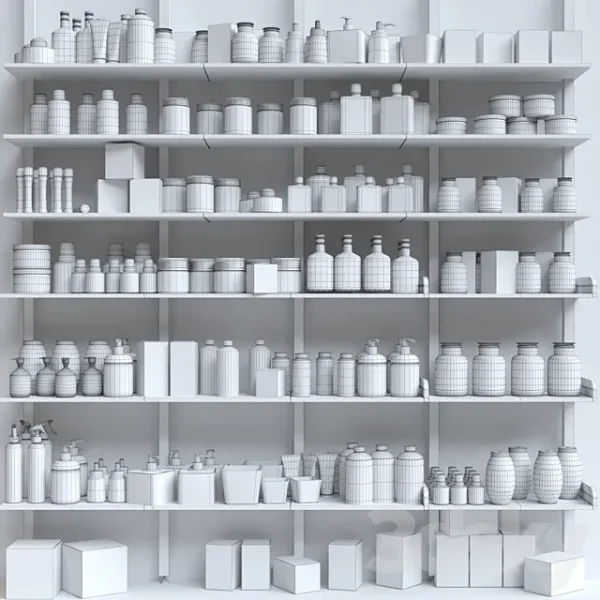 3DSky - A Large Set of Cosmetics for Beauty Salons - Image 2