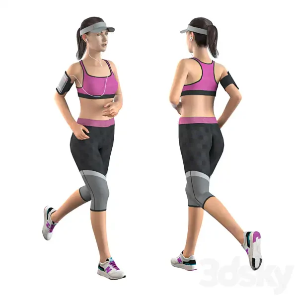 3DSky - Jogging Girl
