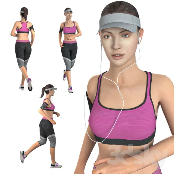 3DSky - Jogging Girl - Image 2