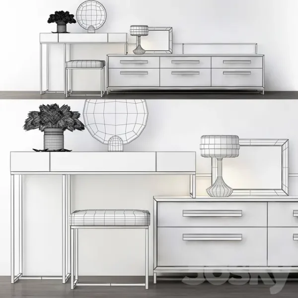 3DSky - Toilet Table Turri - Image 2