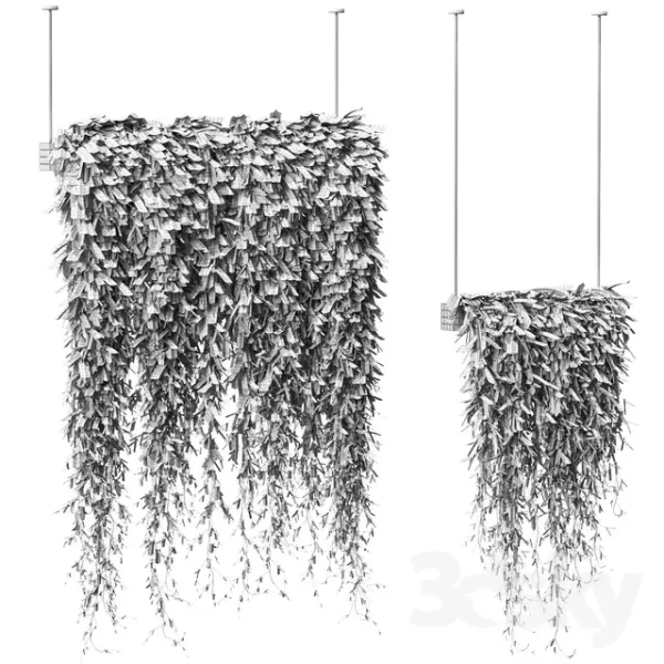 3DSky - Plants in Hanging Planters v2 2 models - Image 3