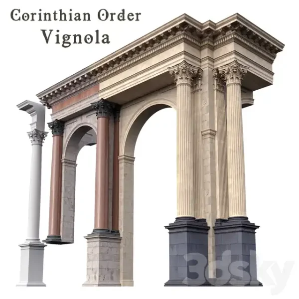 3DSky - Corinthian Order Vignola - Image 4