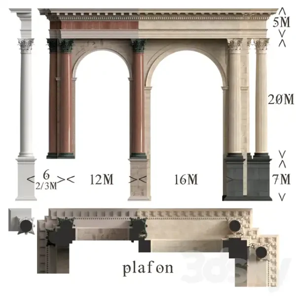 3DSky - Corinthian Order Vignola - Image 3