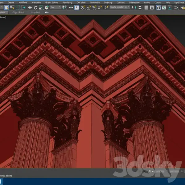 3DSky - Corinthian Order Vignola - Image 5