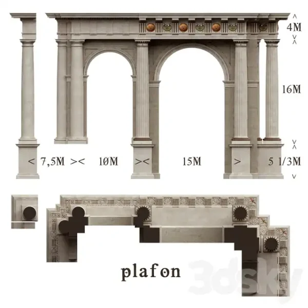 3DSky - Doric Order Vignola - Image 4