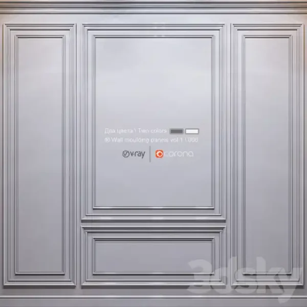 3DSky - Wall Molding Panels Vol 1
