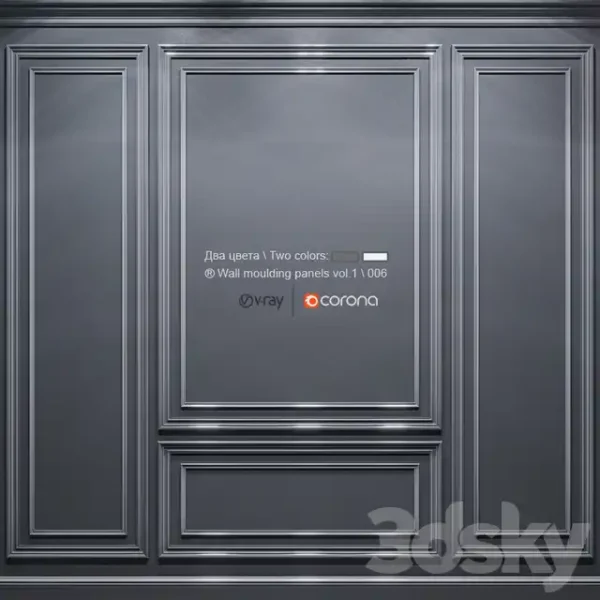 3DSky - Wall Molding Panels Vol 1 - Image 3
