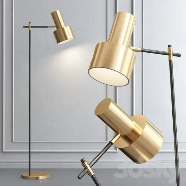 3DSky - Floor Lamp Margarita Brass - Image 2