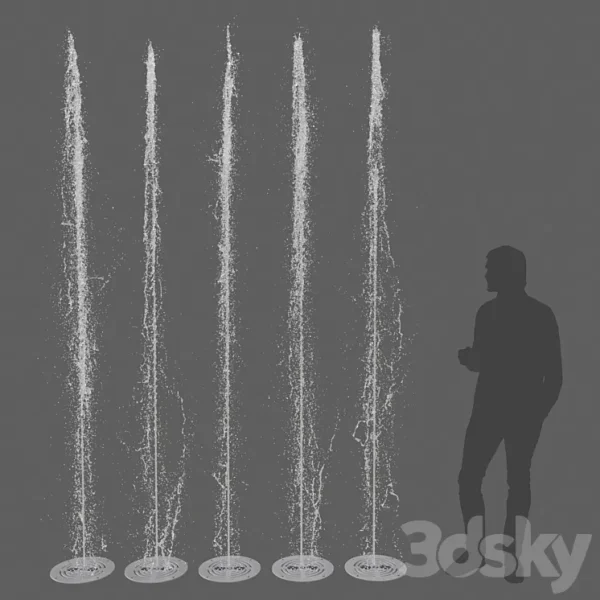 3DSky - Pedestrian Fountain Dry Deck KIT FPK 5000