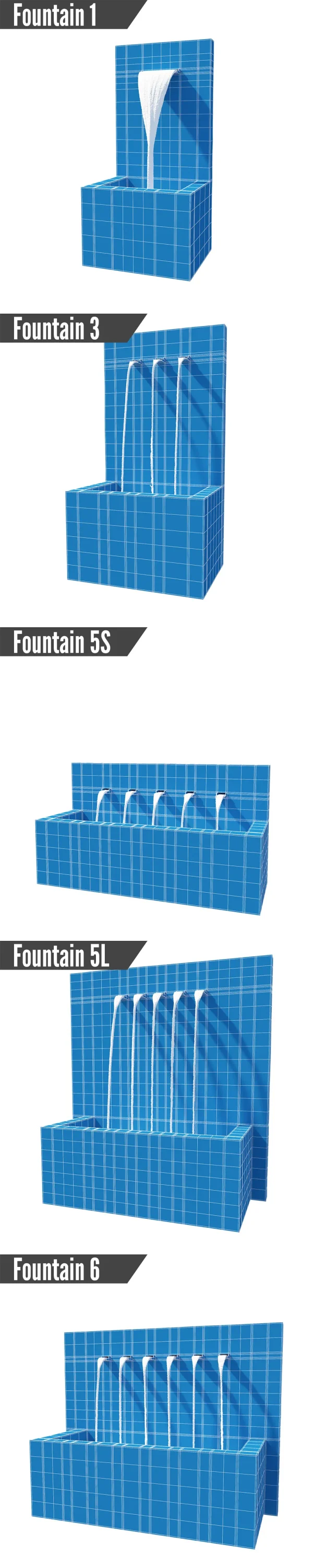 3DSky - Restoration Hardware Weathered Zinc Fountains - Image 3
