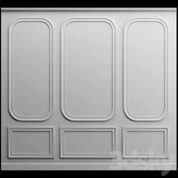 3DSky - Wall Panel Gypsum Stucco 1