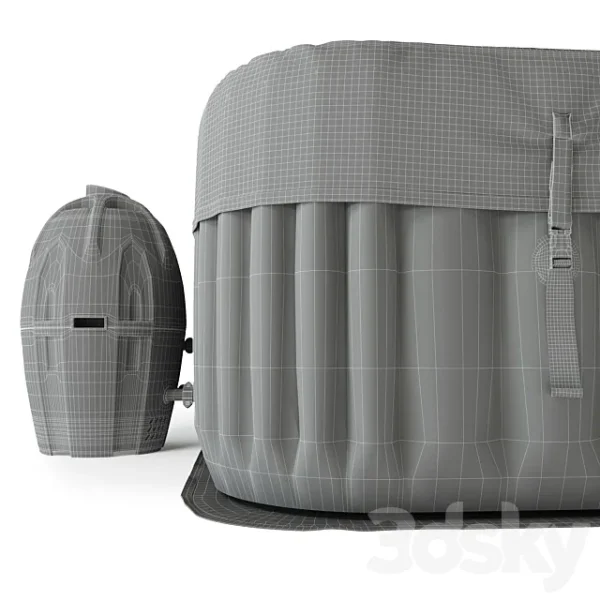 3DSky - Inflatable Pool Lay Z Spa Square - Image 4