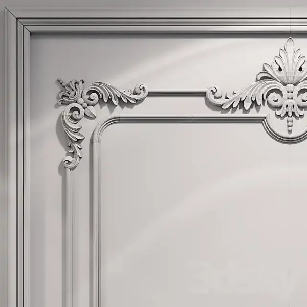 3DSky - Wall Molding 21 Boiserie Classic Panels - Image 3