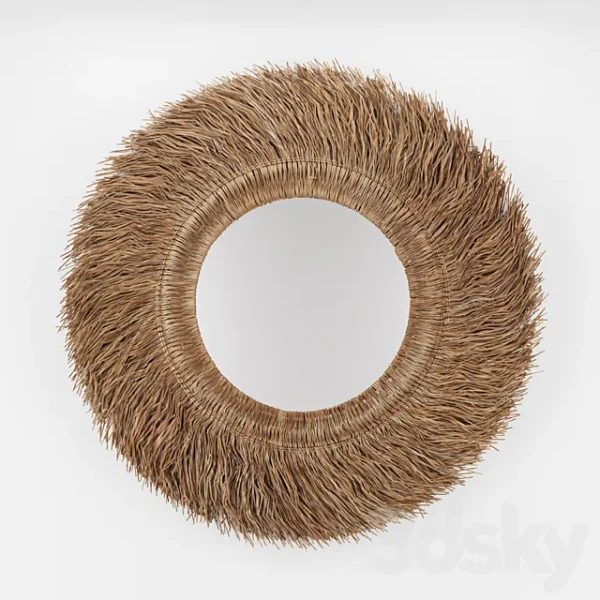 3DSky - Loully Rattan and Sisal Mirror
