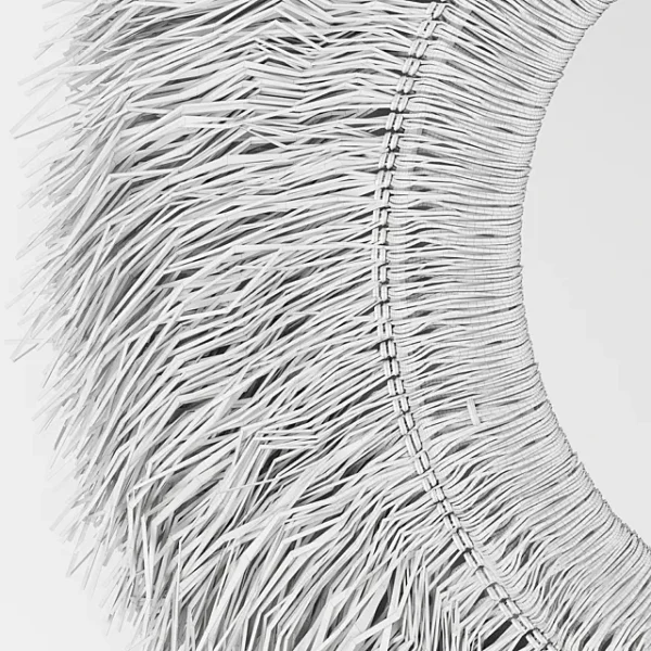 3DSky - Loully Rattan and Sisal Mirror - Image 3