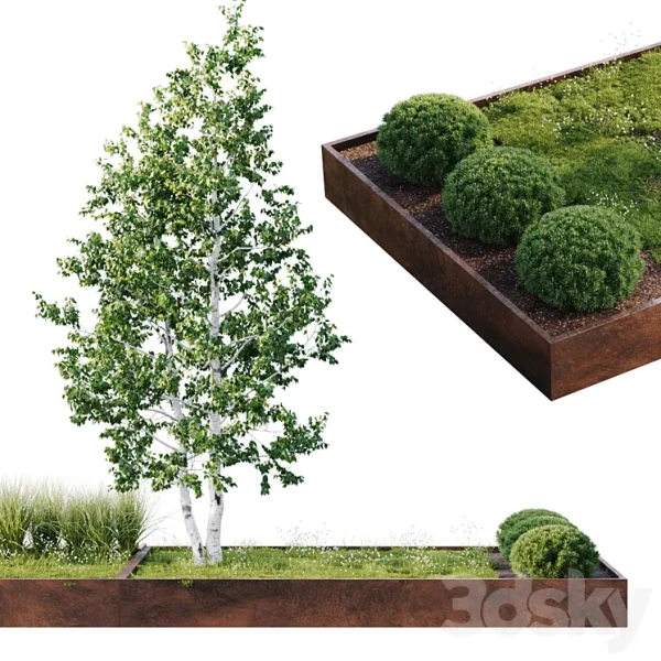 3DSky - Green Benches - Image 2