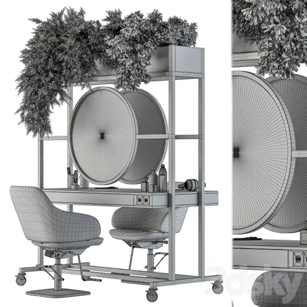 3DSky - Beauty Salon Barber Shop Set 04 - Image 5