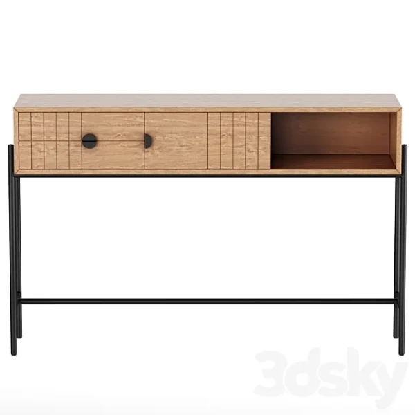 3DSky - Clara Oak Console - Image 2