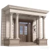3DSky - Column Porch Entrance To the House Classic Porch