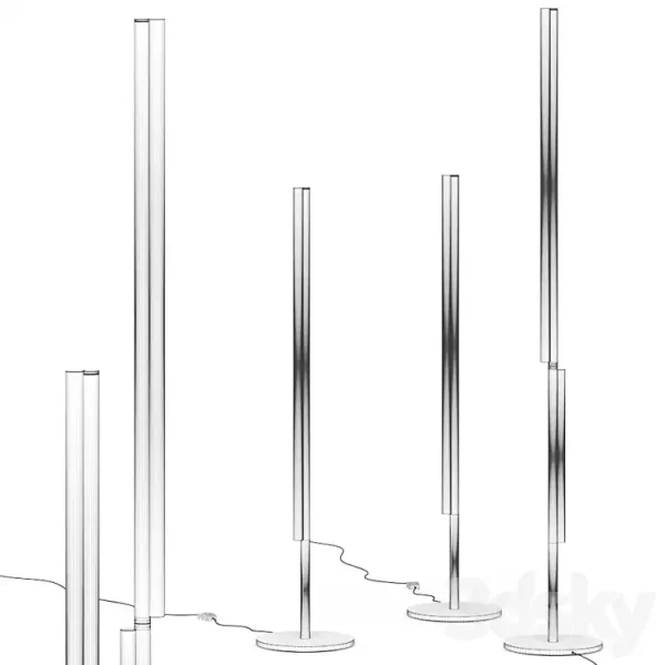 3DSky - Michael Anastassiades One Well Know Sequence Floor Lamps - Image 2
