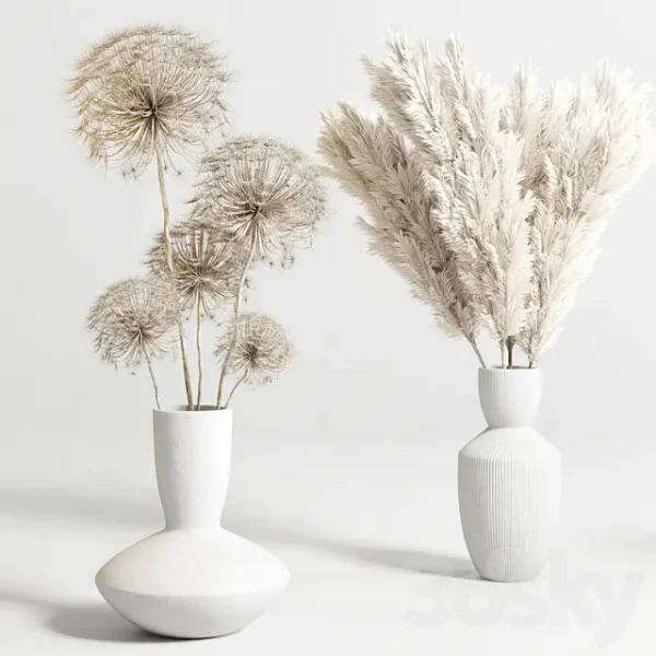 3DSky - Bouquet 13 Concrete Vse Plant Pampas - Image 2