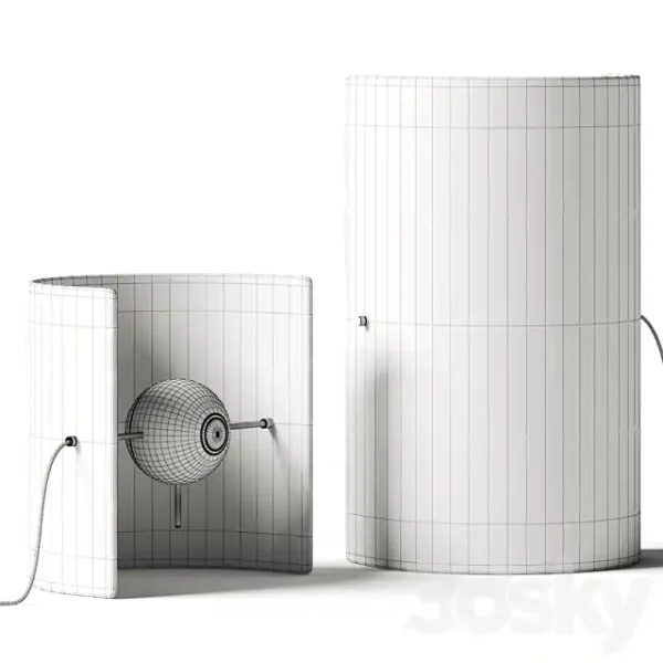 3DSky - Gallotti & Radice Bonfire Table Lamps - Image 3