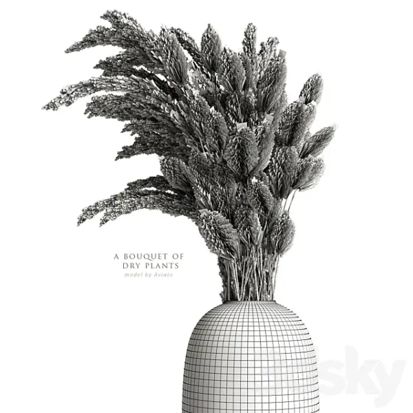 3DSky - A Bouquet of Dry Plants - Image 4