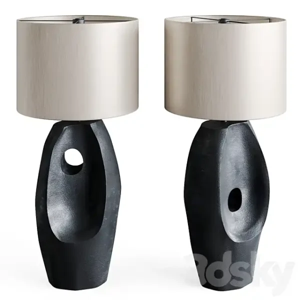 3DSky - Table Lamp Primitive Black