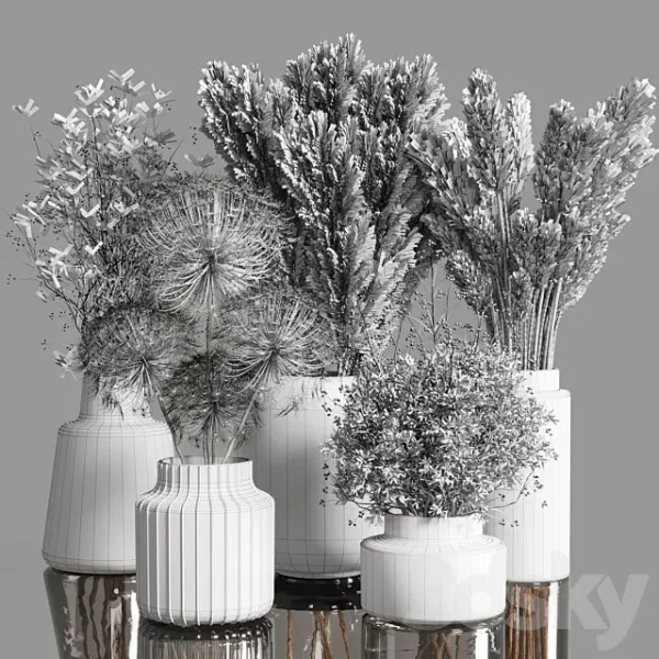 3DSky - Collection Dry Plants Bouquet Indoor 02 - Image 5