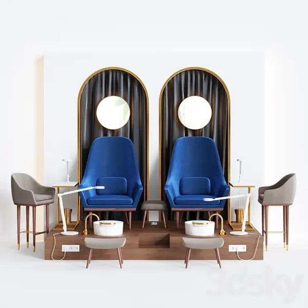 3DSky - Podium for Pedicure and Manicure Set 1