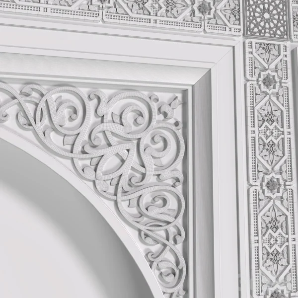 3DSky - Arch In Oriental Style Arab Decorative Wall Arabic Wall Oriental Wall Paneling - Image 5