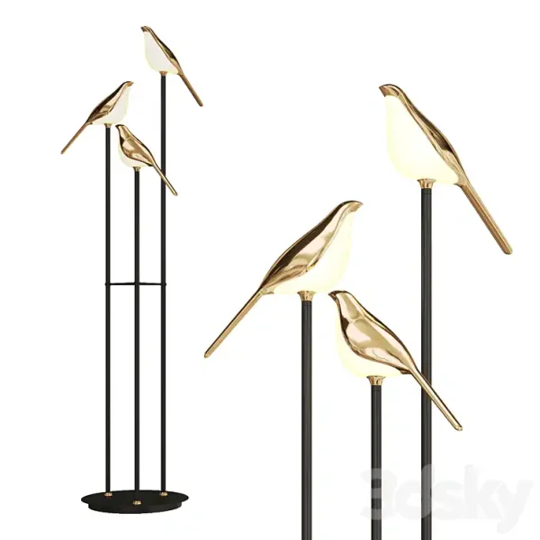 3DSky - Bird Shaped Floor Lamp NOMI Floor