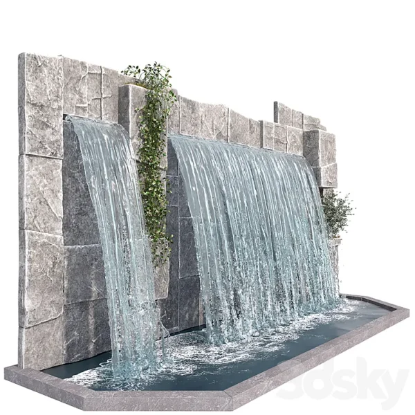 3DSky - Large Waterfall - Image 3
