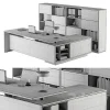 3DSky - Manager Desk and Library - Image 5